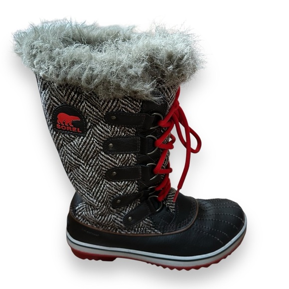 Sorel Tofino II Faux Fur Winter Snow Boots Brown Women’s 8 - Picture 5 of 10